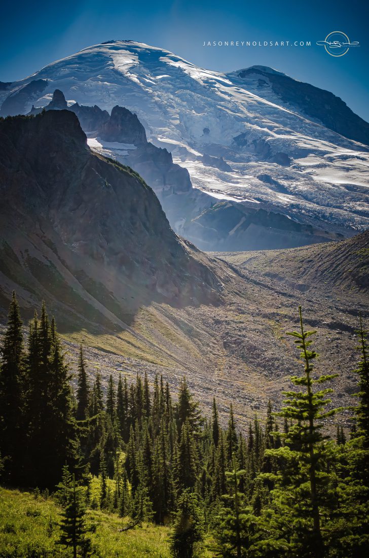 Ashford — Mount Rainier Glacier and Alpine Forest