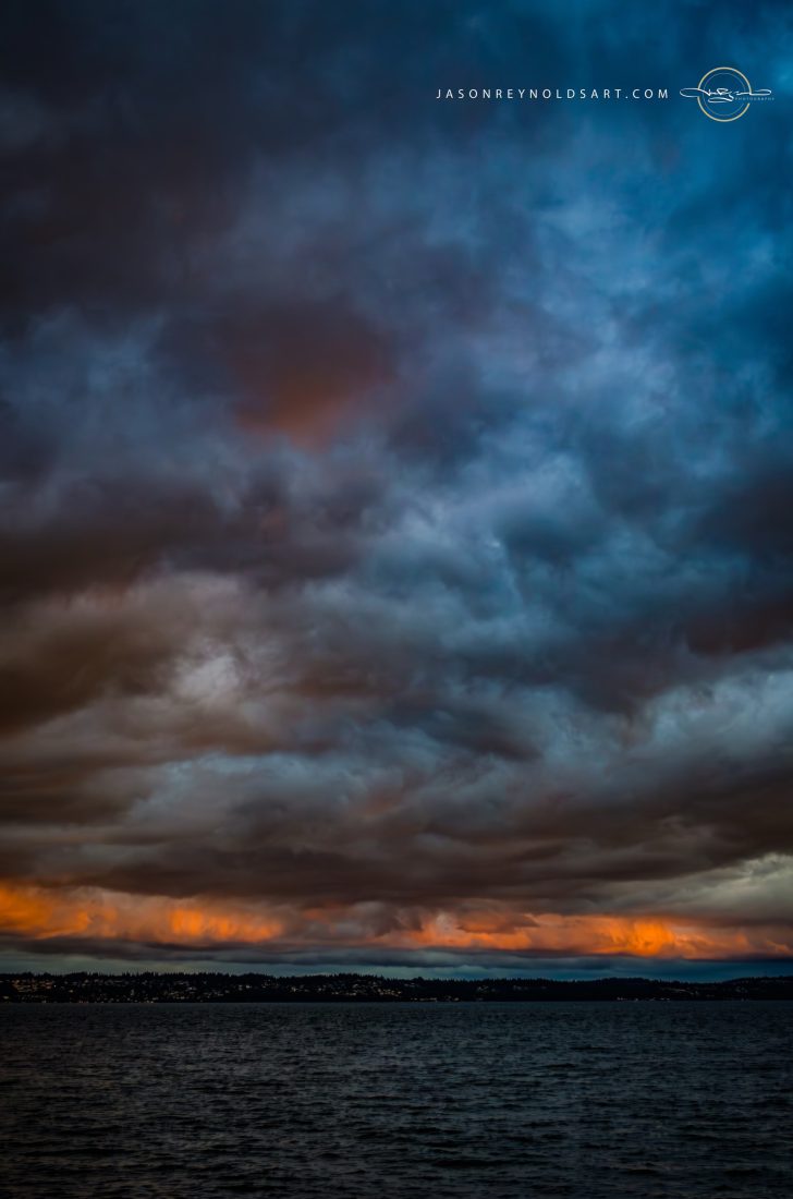 Des Moines Storm Clouds over Puget Sound