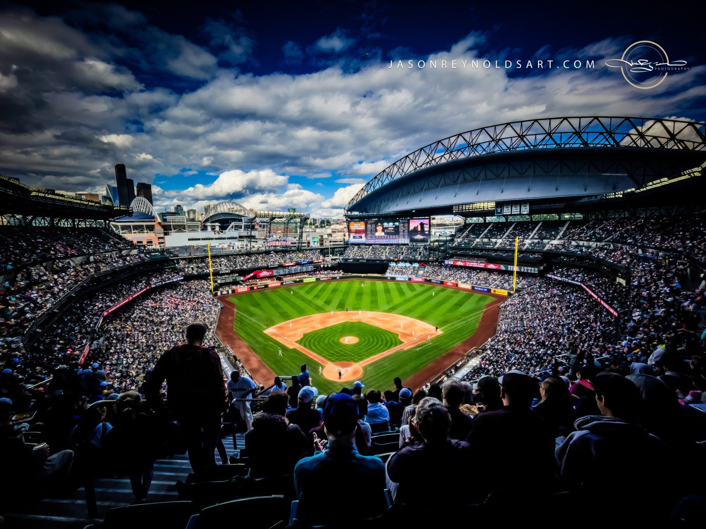 Dramatic Clouds at T-Mobile Park