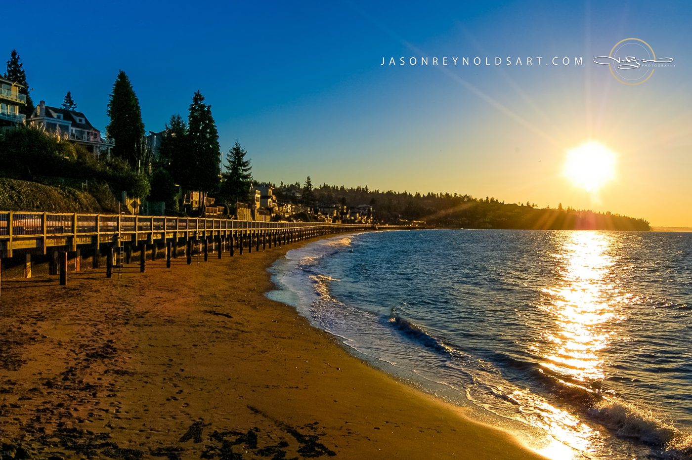 Federal Way — Redondo Beach Boardwalk at Sunset