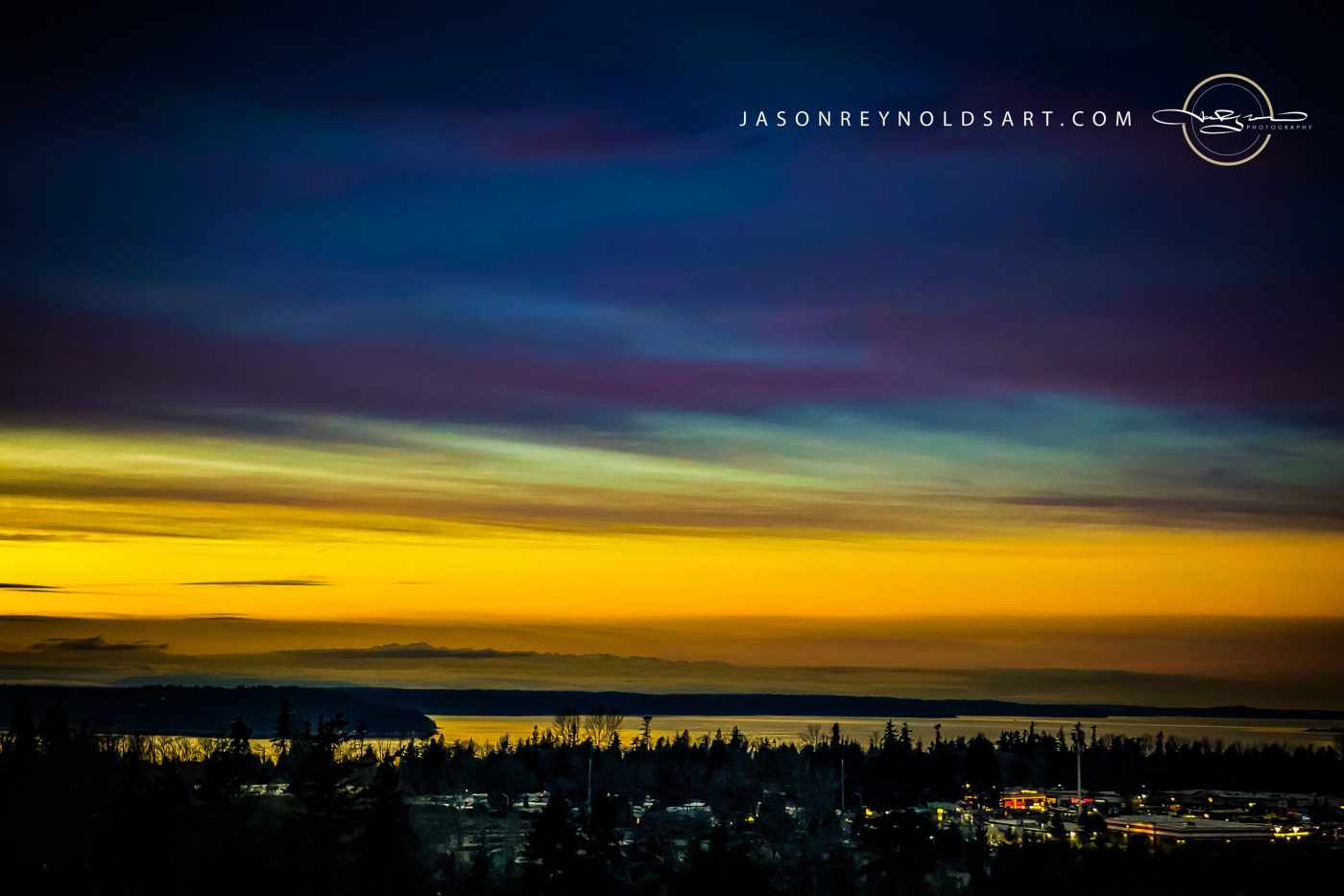 Federal Way Sunset over Redondo and Puget Sound