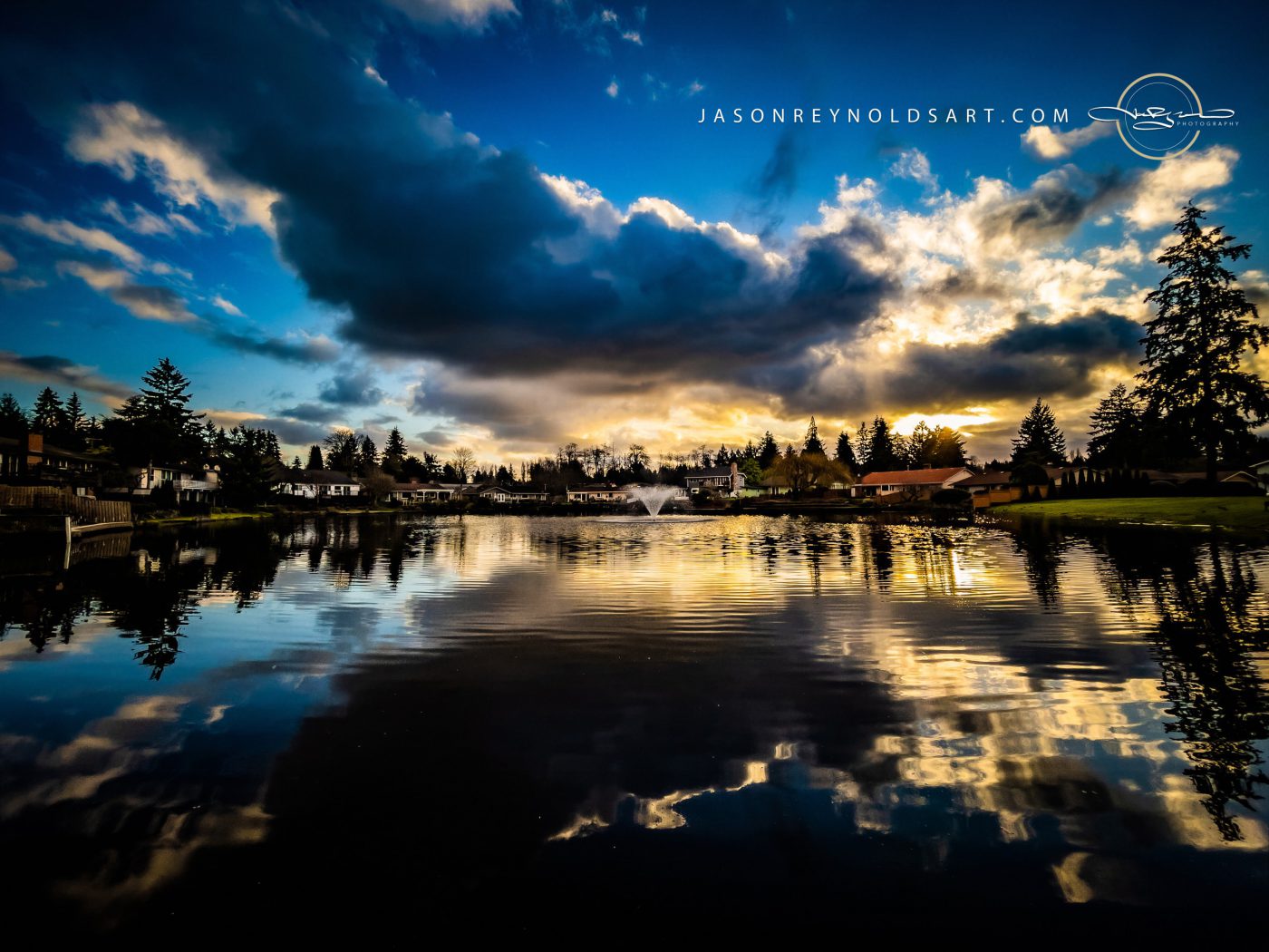 Federal Way — Twin Lakes Sunset Reflection