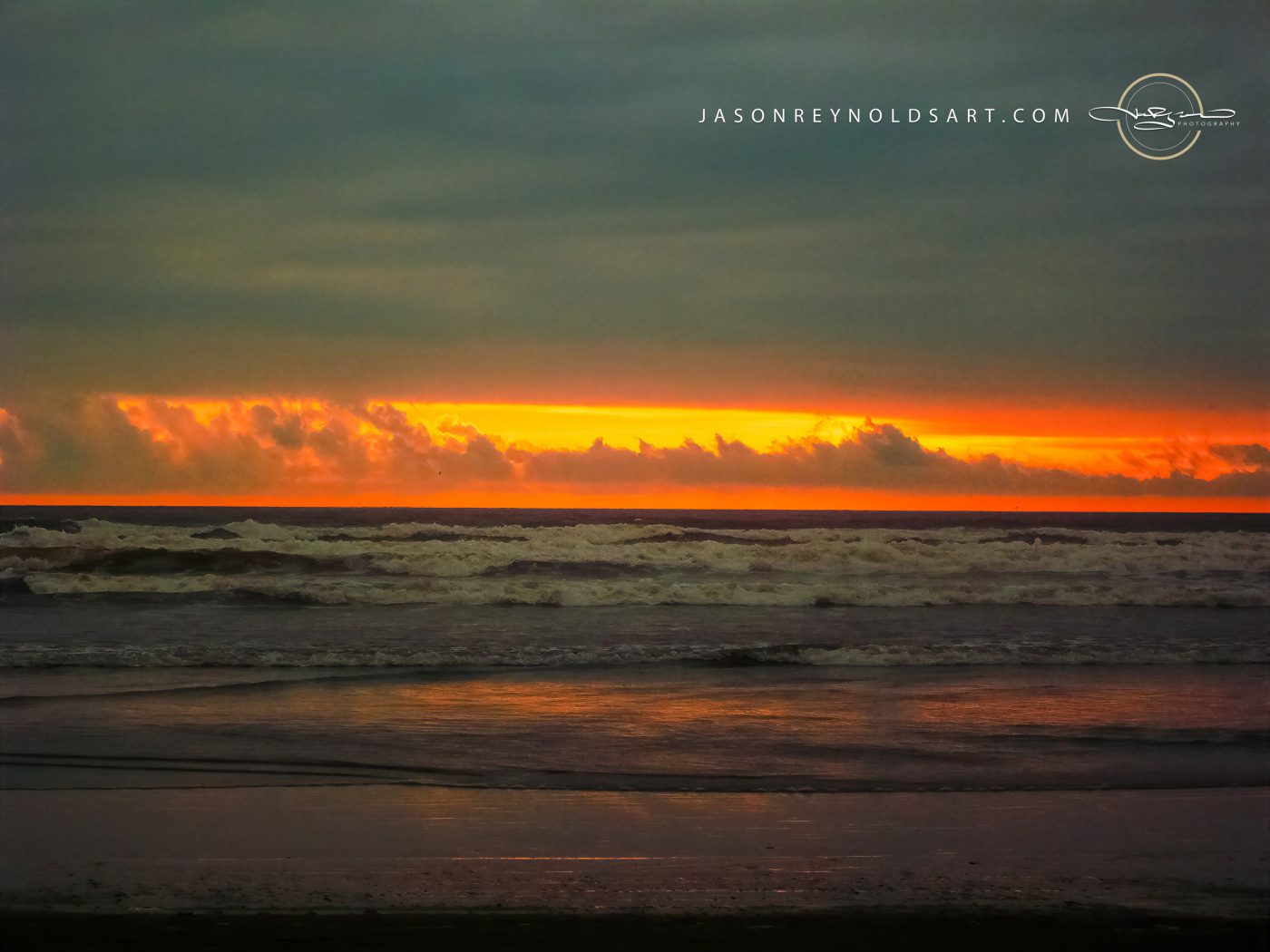 Grayland Beach Sunset Horizon