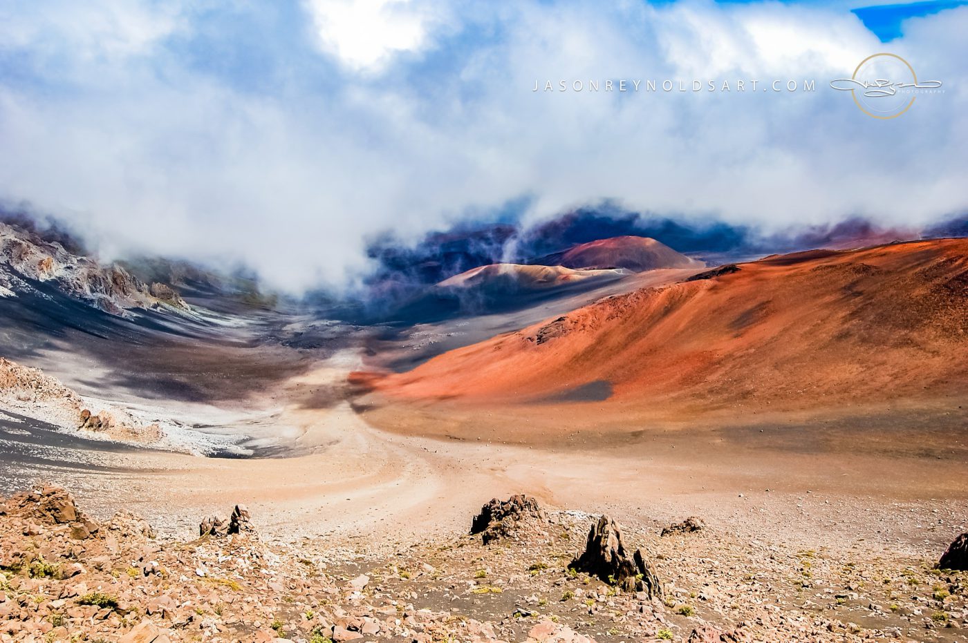 Haleakalā National Park — Red Cinder Crater Panorama