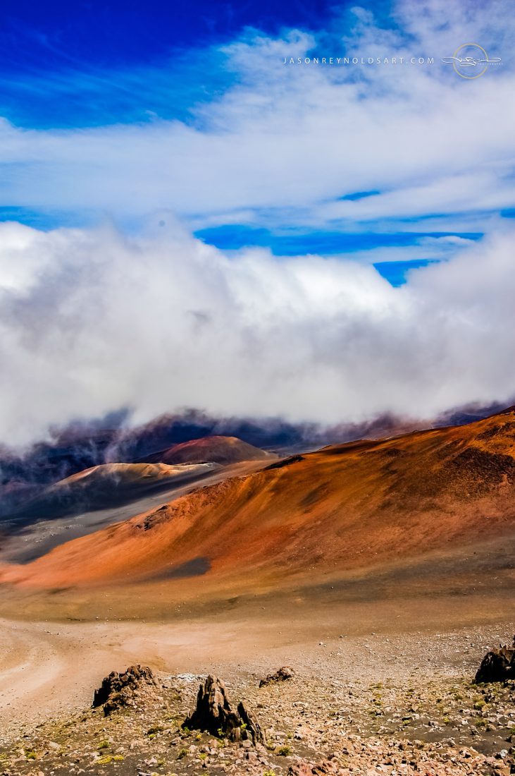 Haleakalā National Park — Summit Crater and Cloud Inversion