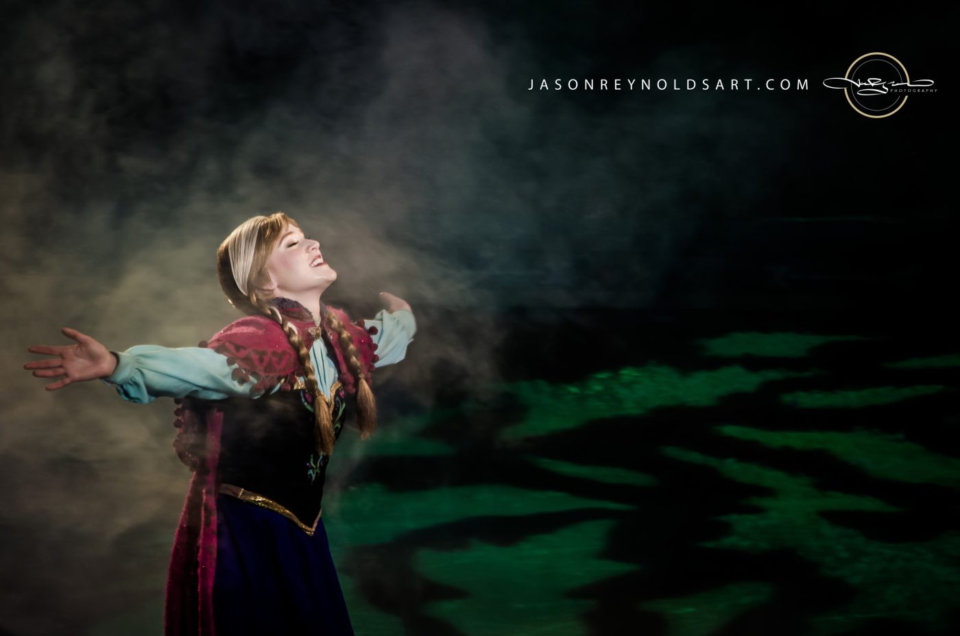 Kent Stage Performer with Outstretched Arms