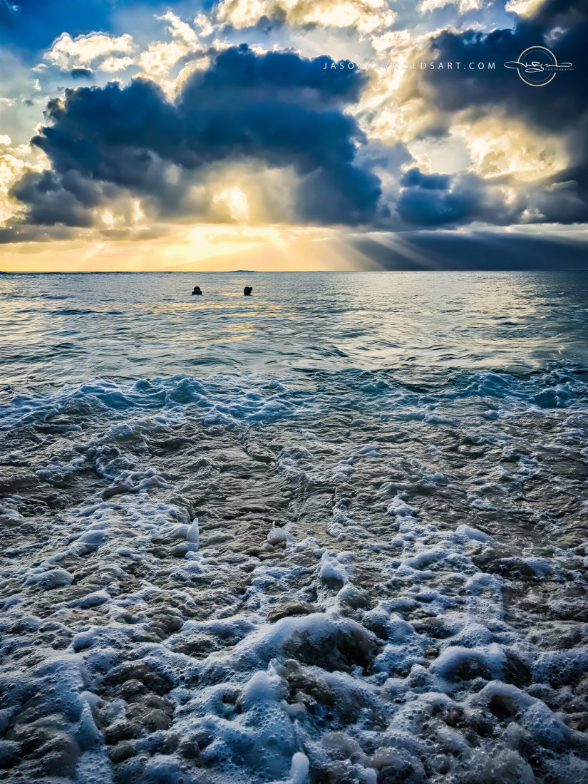 Lahaina — Sunbeams Over the Surf