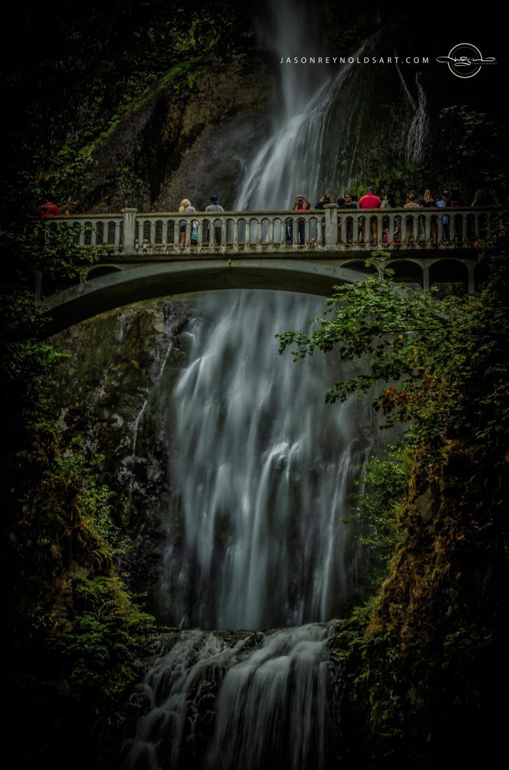 Multnomah Falls, Corbett — View from Benson Bridge