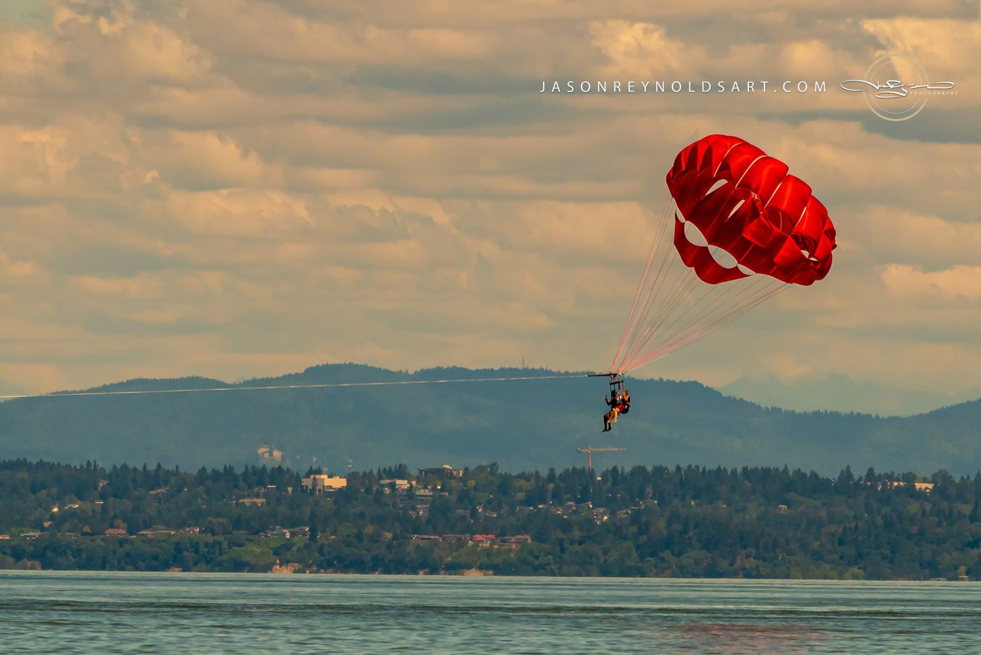 Parasail Over Tacoma Waterfront