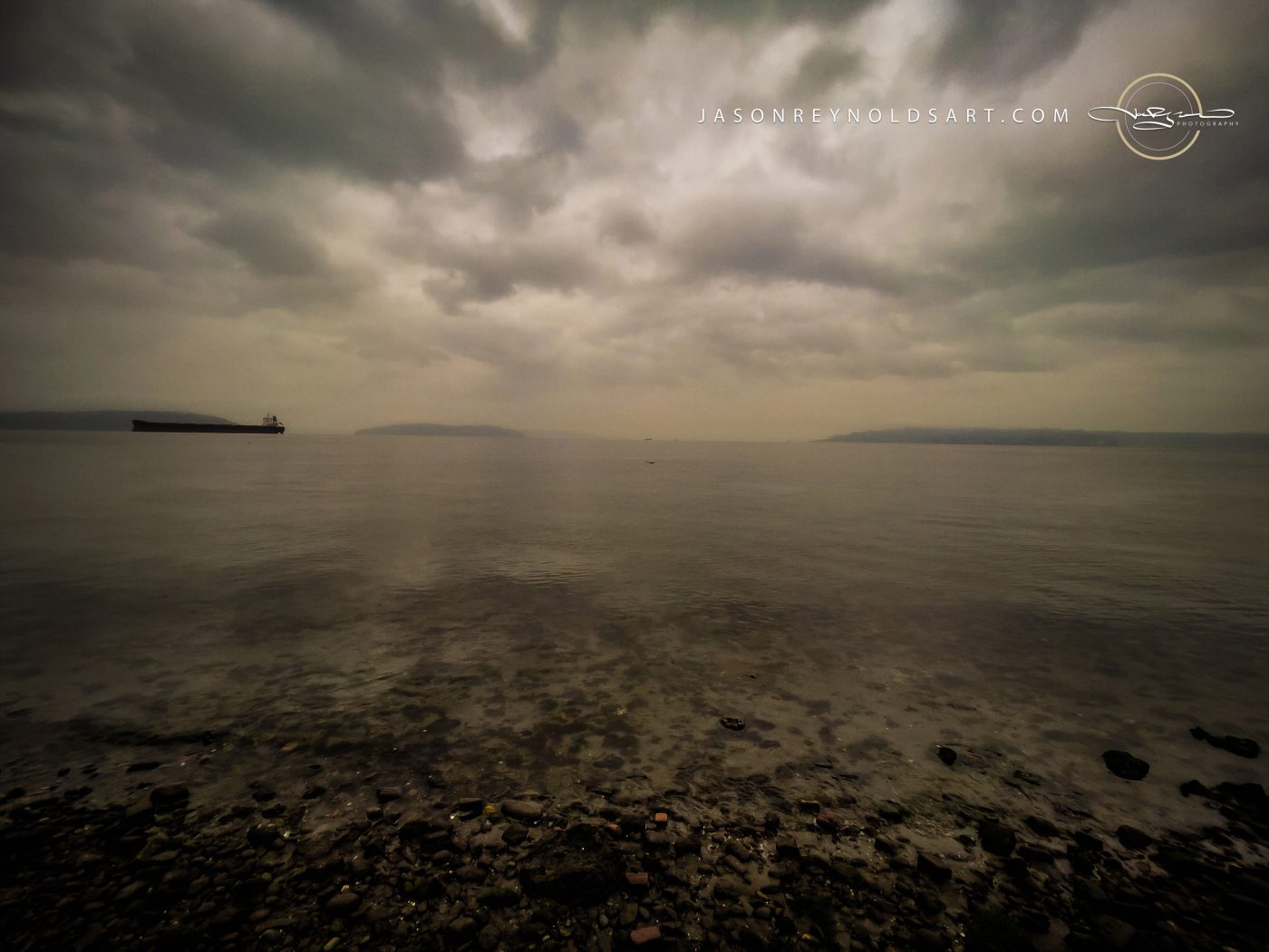 Ruston Shoreline — Moody Coastal View