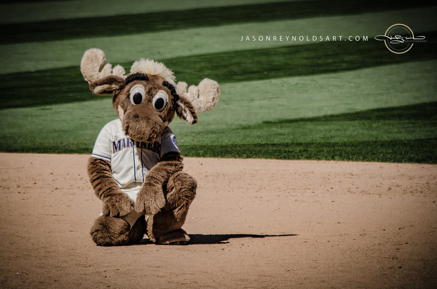 Seattle — Mariners Moose Mascot at T-Mobile Park