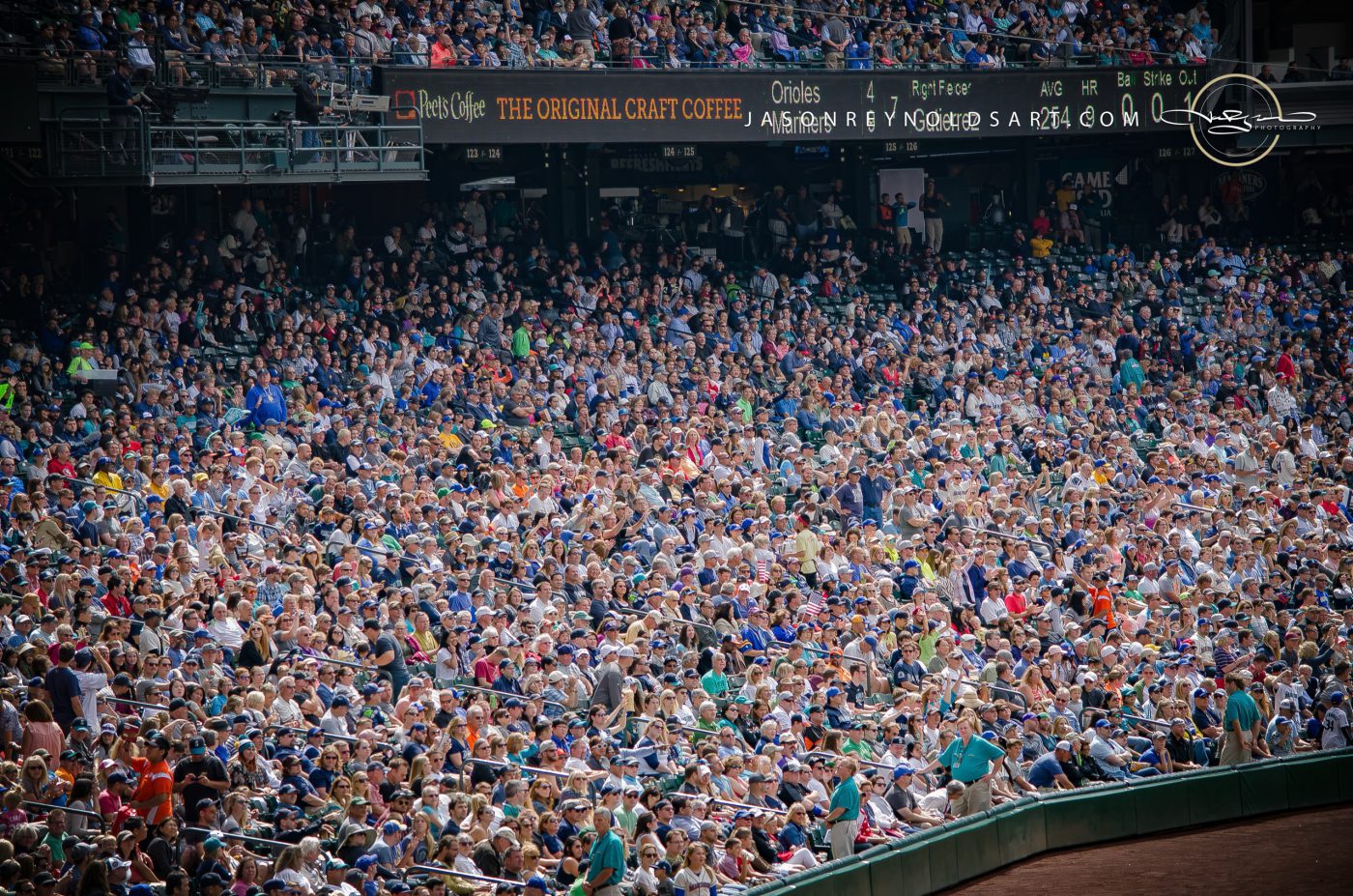 Seattle — Packed Stands at T-Mobile Park