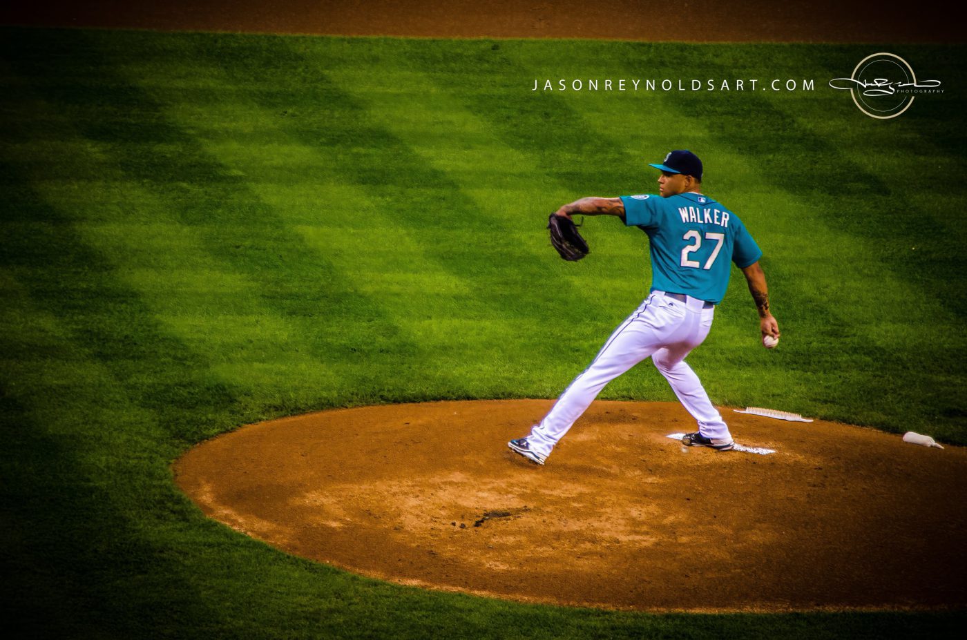 Seattle pitcher on the mound