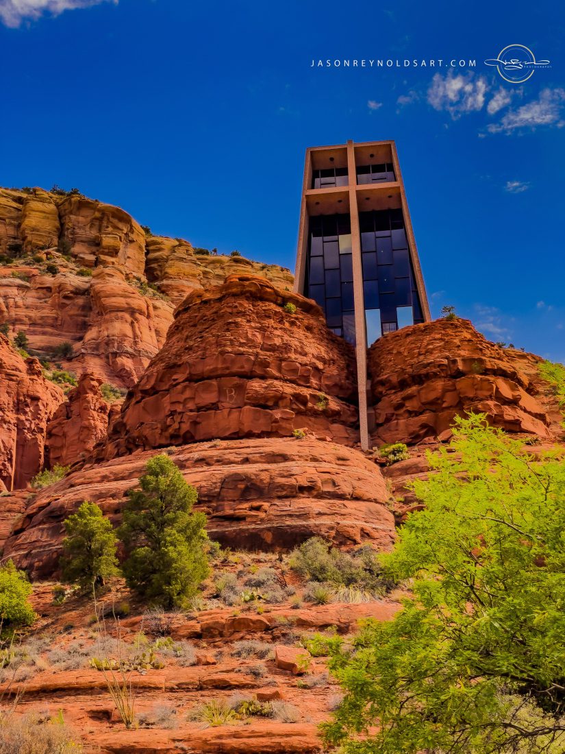 Sedona — Chapel of the Holy Cross in Red Rock Cliffs