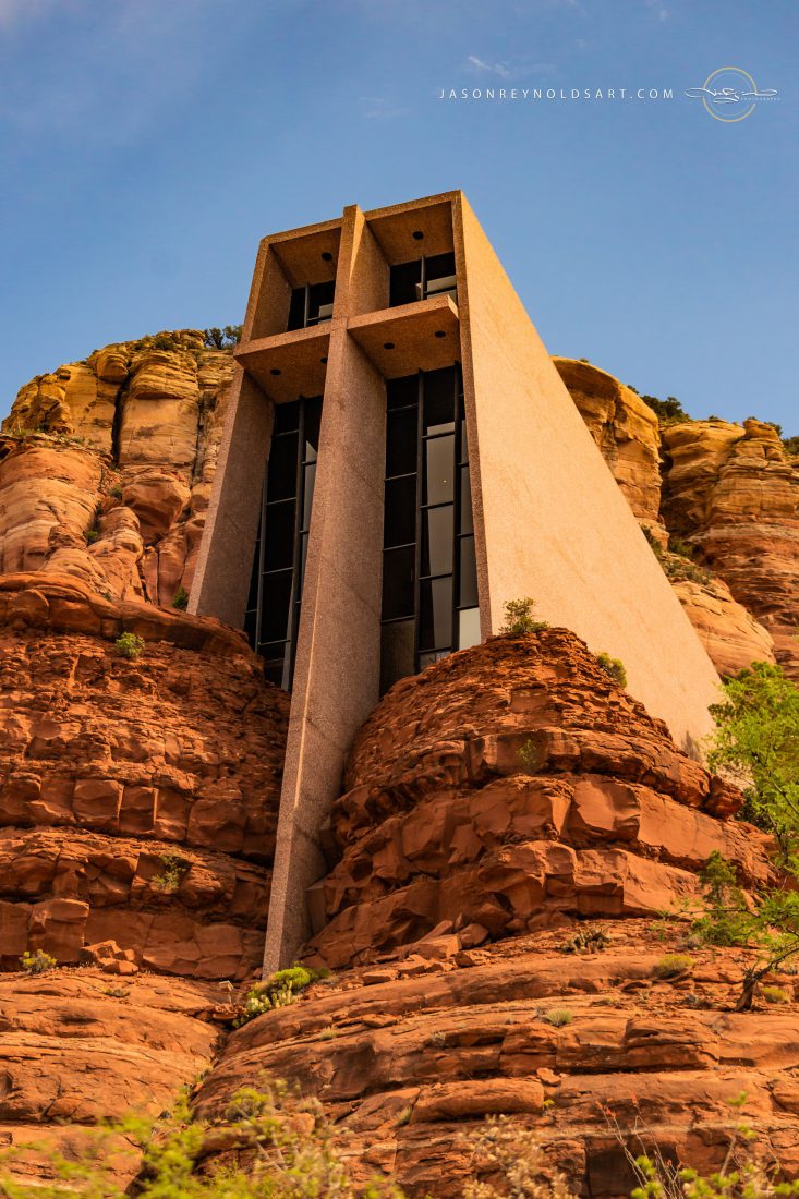 Sedona — Chapel of the Holy Cross Rising from Red Rock