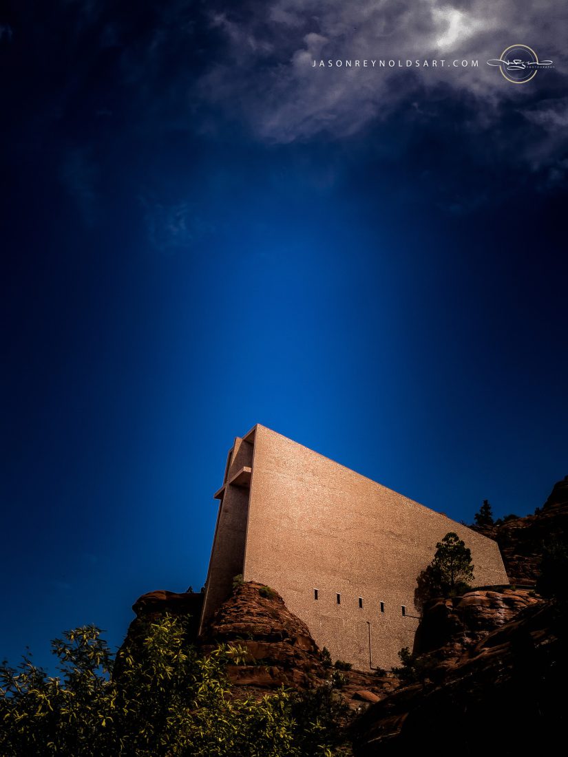 Sedona — Monolithic Chapel Rising from Red Rock