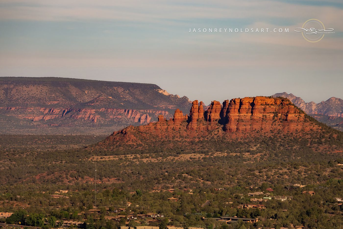 Sedona Red‑Rock Butte Panorama