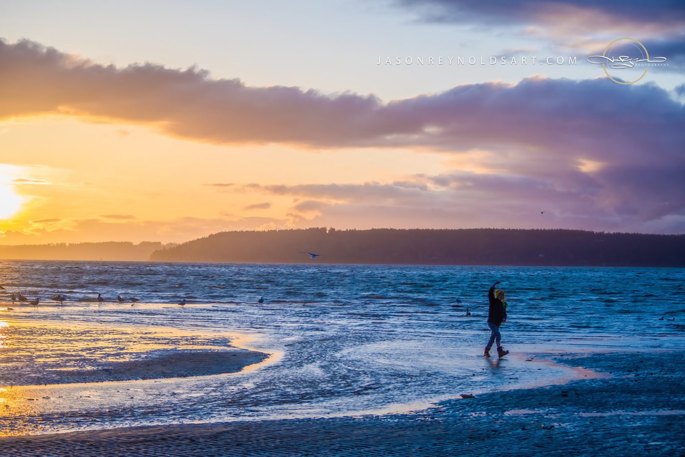 Sunset Walk on the Shore, Federal Way