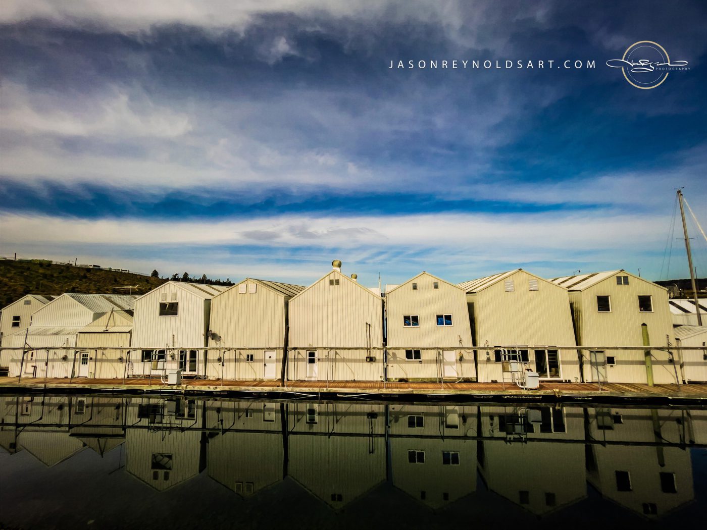 Tacoma North End Boathouses Reflection