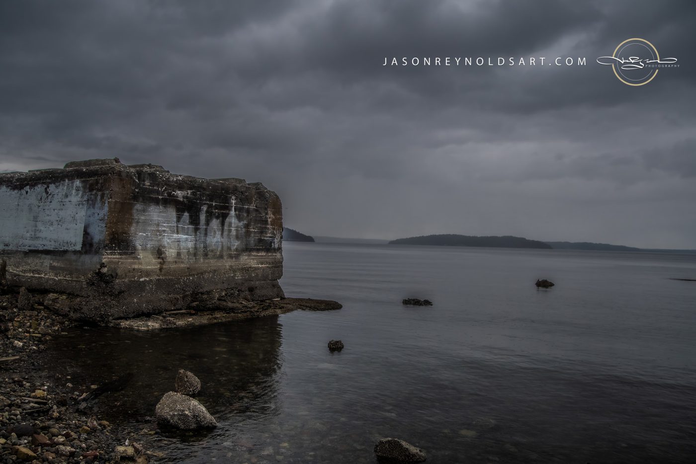 Tacoma Ruston Seawall — Moody Overcast Shoreline