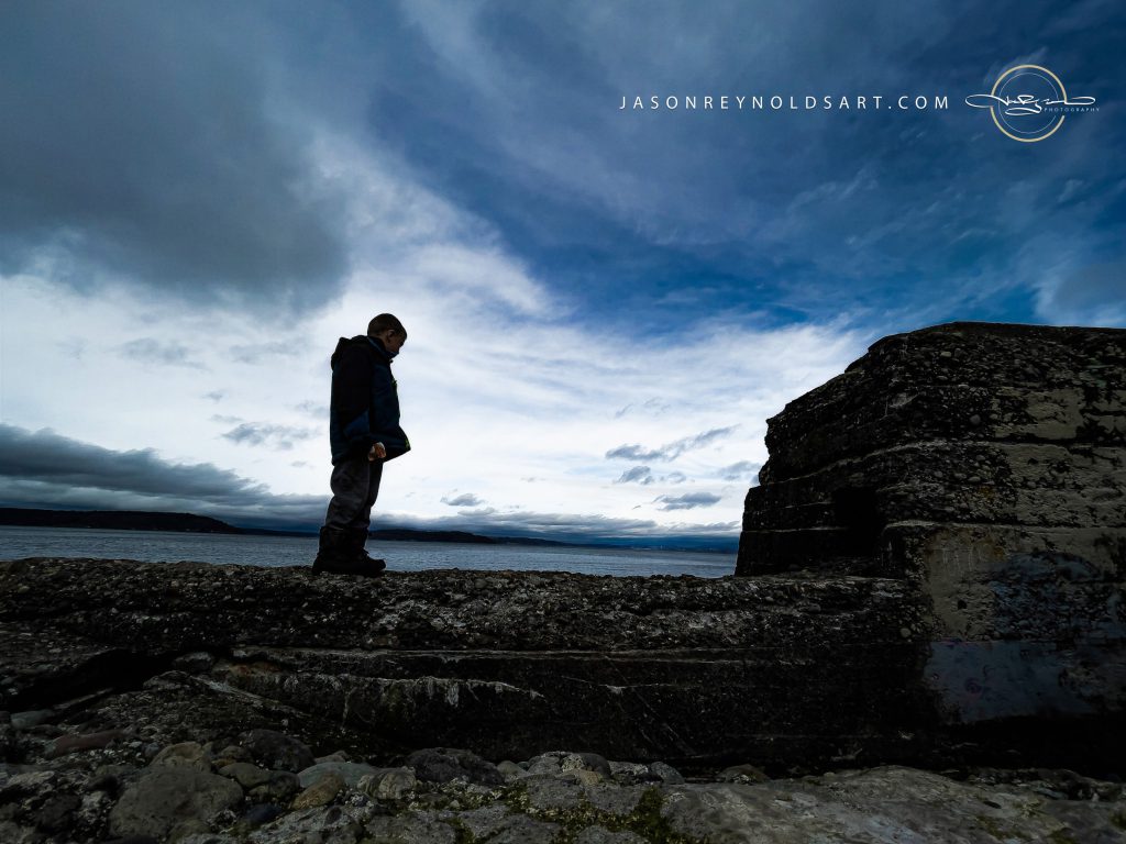 Tacoma Seawall Silhouette