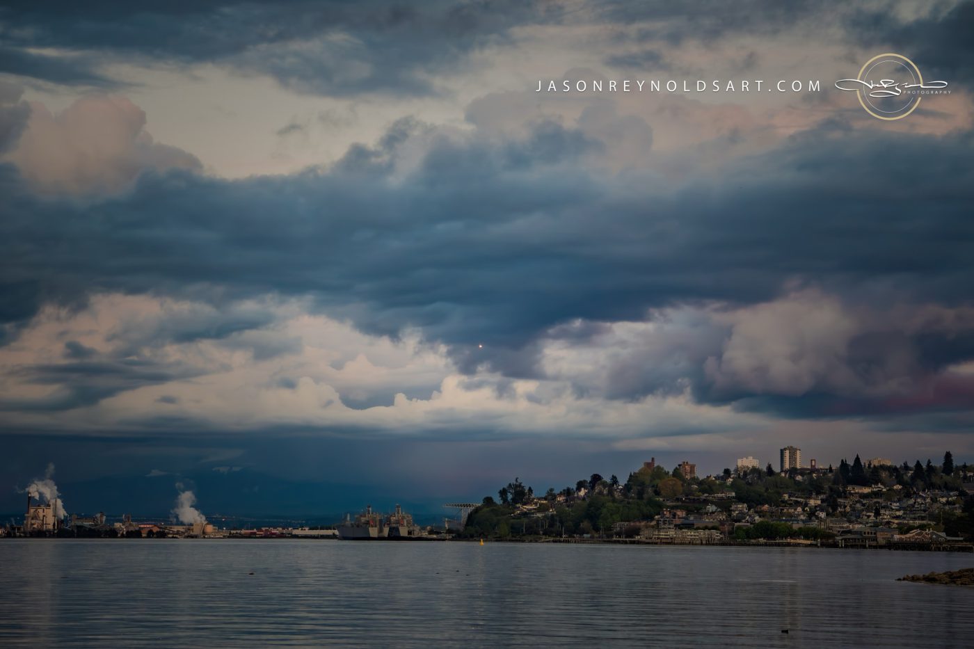 Tacoma — Storm Over Ruston Waterfront