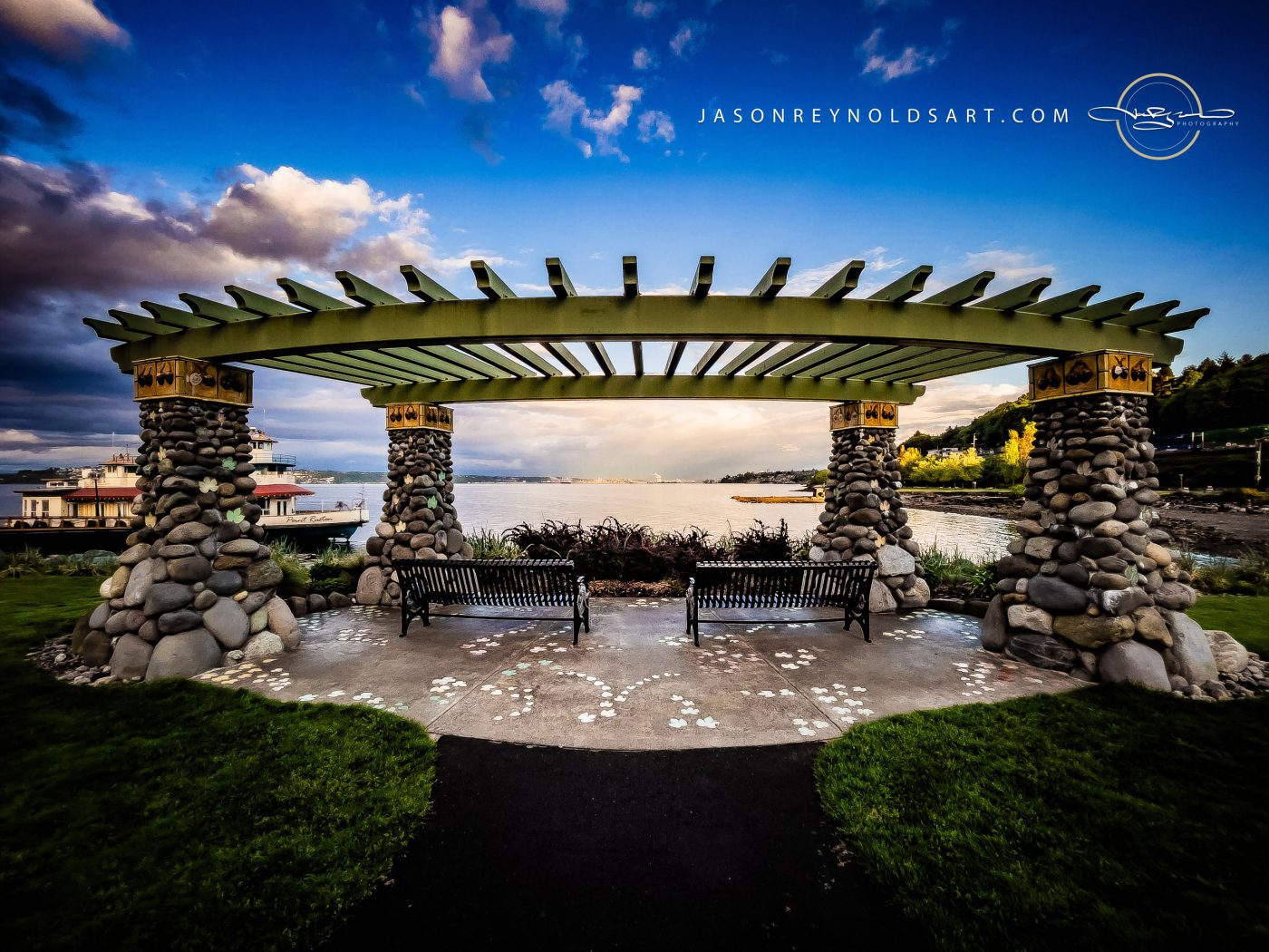 Tacoma Waterfront Pergola, West End View