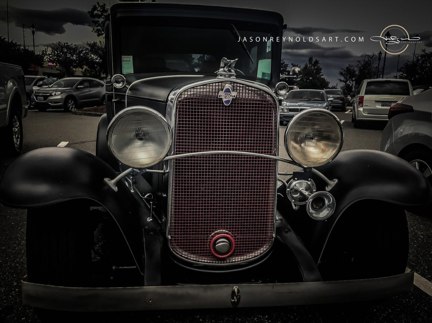 Vintage Chevrolet — Front Grille and Hood Ornament