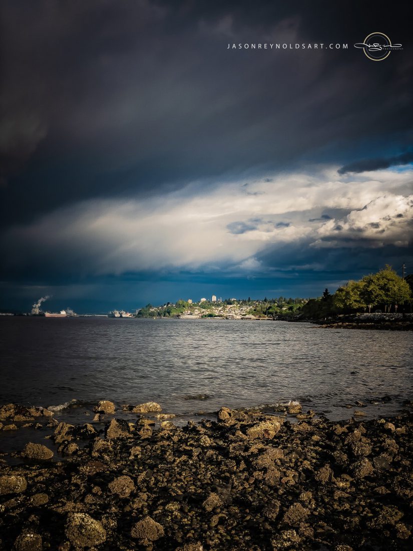 Washington — Storm Over the North End Shoreline